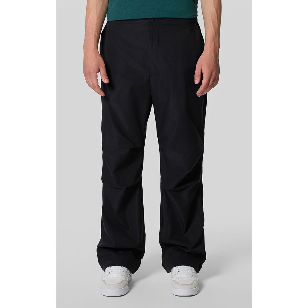 Blue Polyester Pants