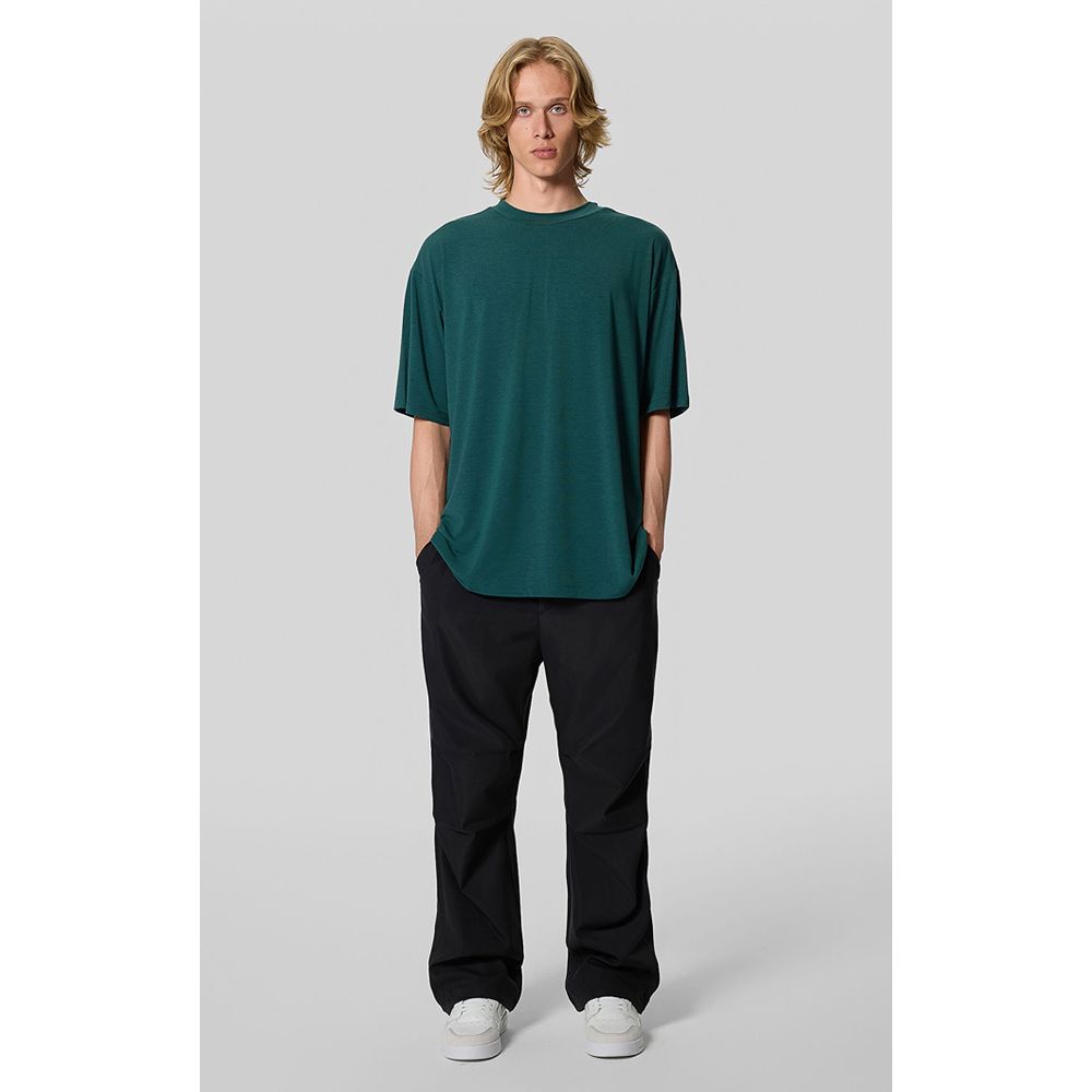 Blue Polyester Pants