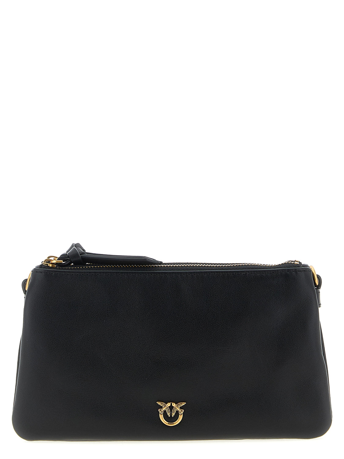 Black Calfskin Crossbody Bag
