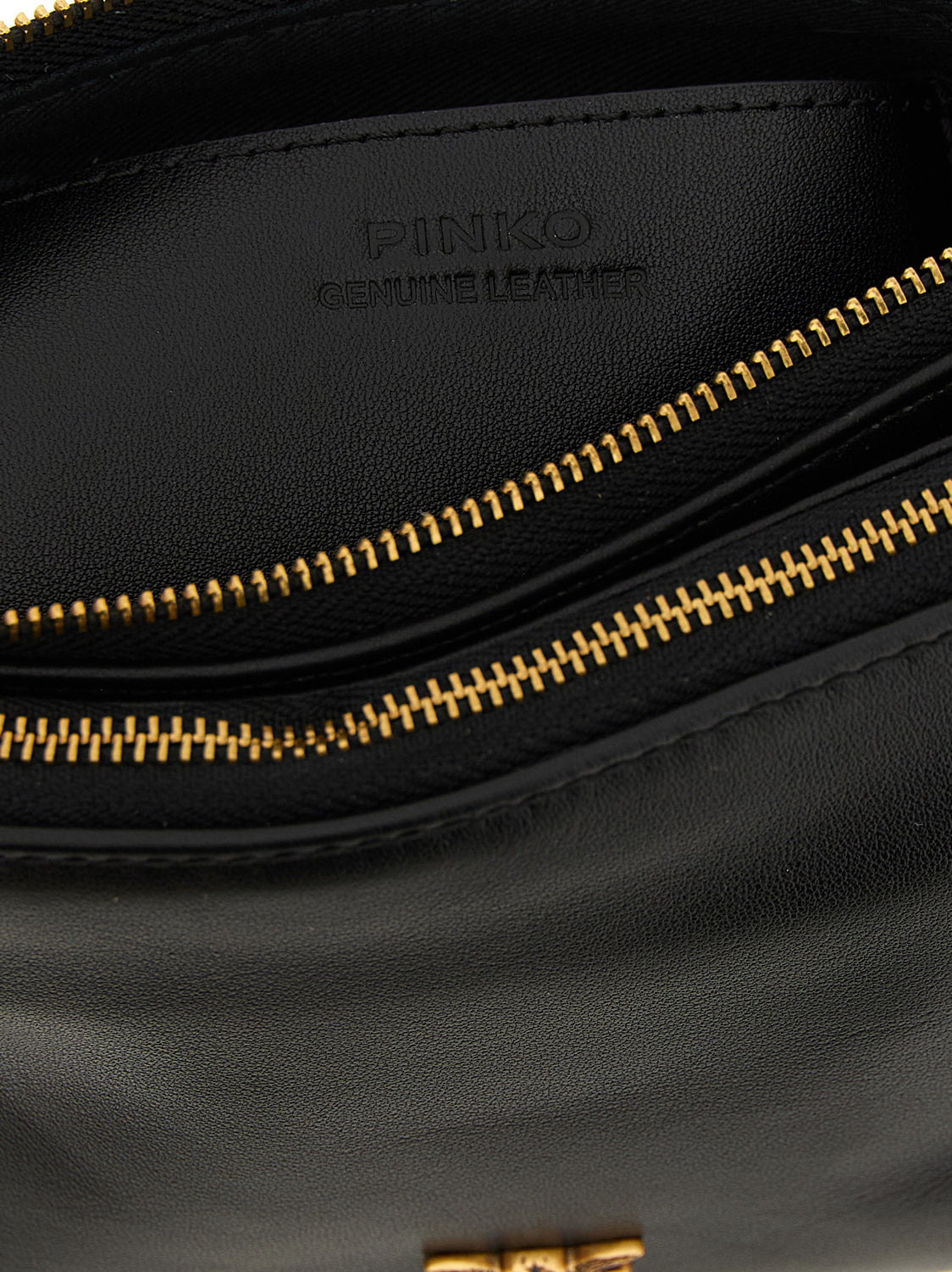 Black Calfskin Crossbody Bag