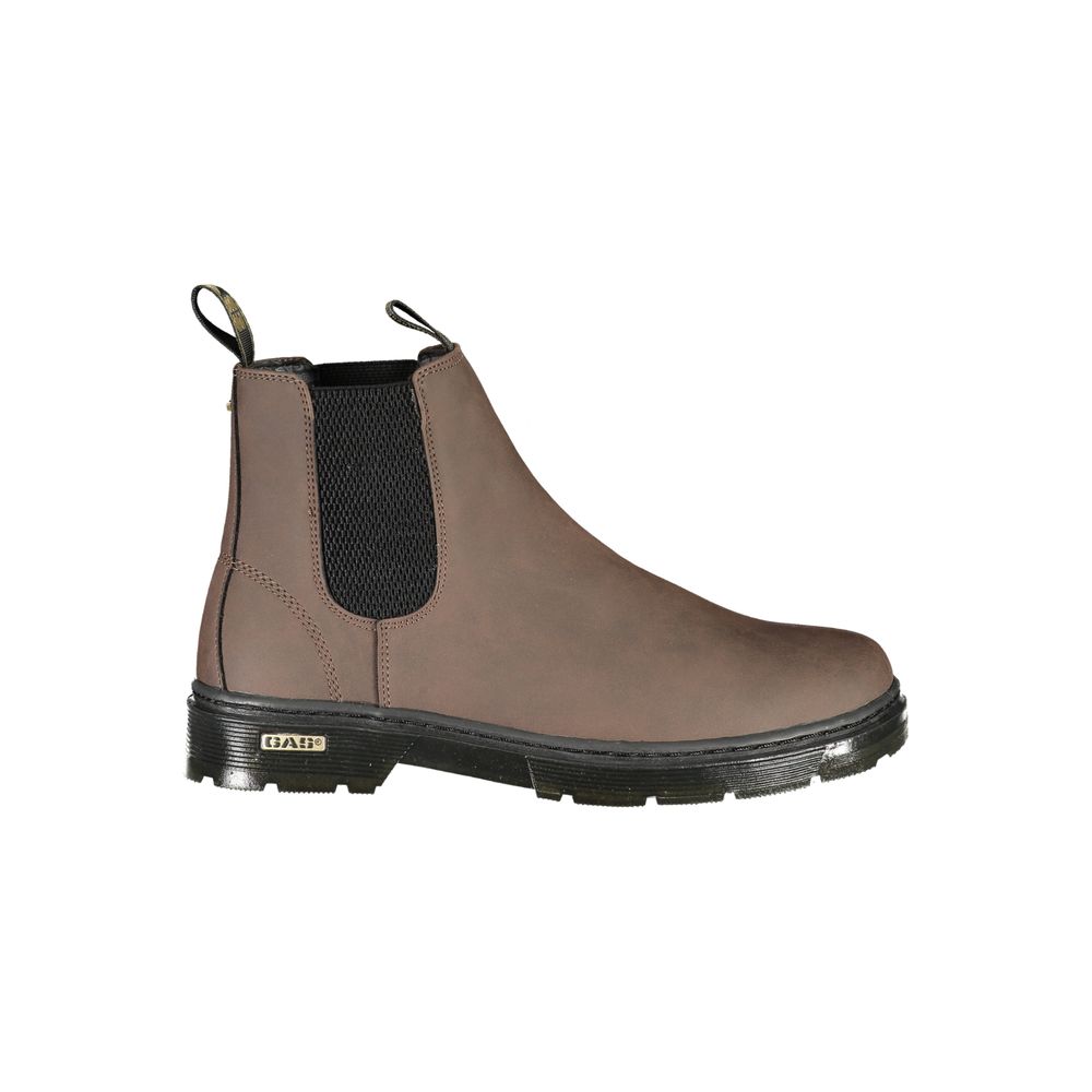 Brown Polyurethane Women's Boot