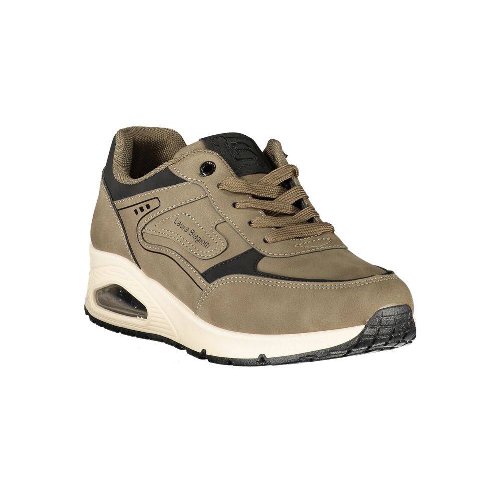 Gray Polyurethane Women's Sneaker