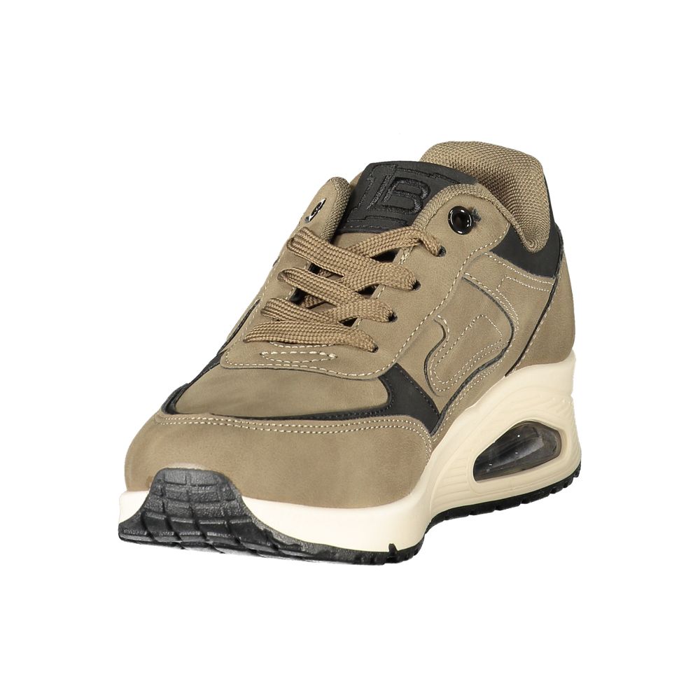 Gray Polyurethane Women's Sneaker