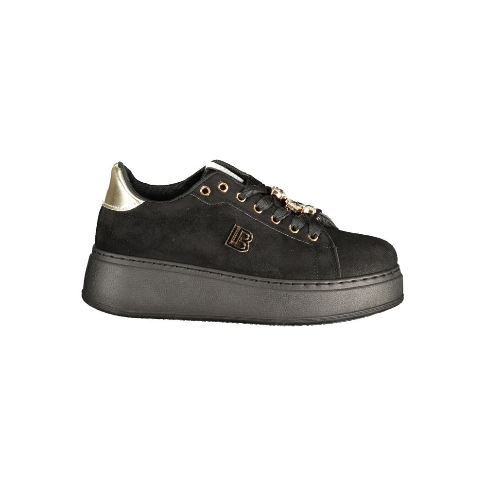 Nero Polyurethane Women's Sneaker