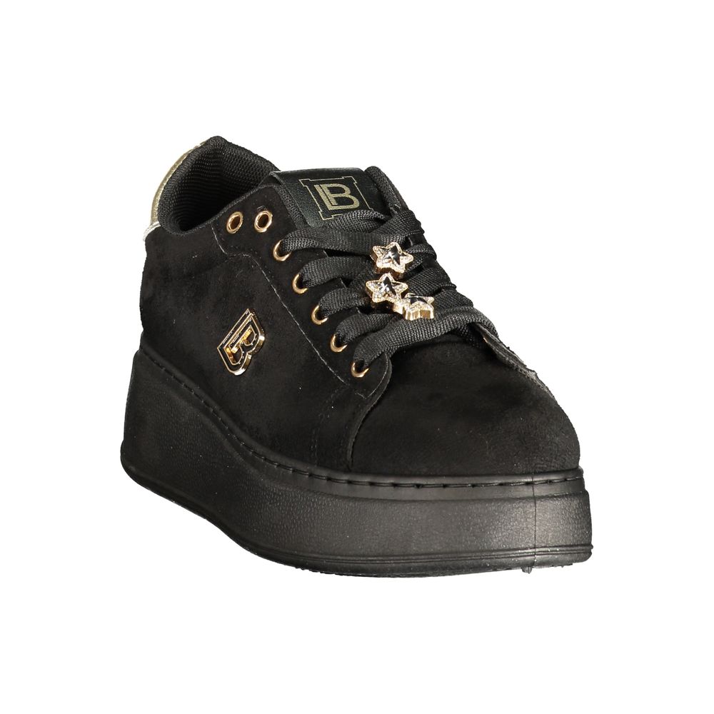 Nero Polyurethane Women's Sneaker