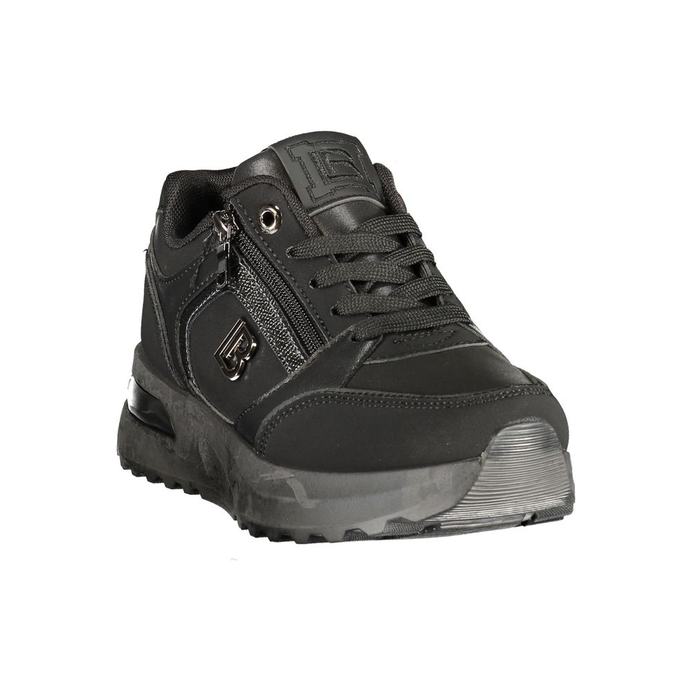 Nero Polyurethane Women's Sneaker