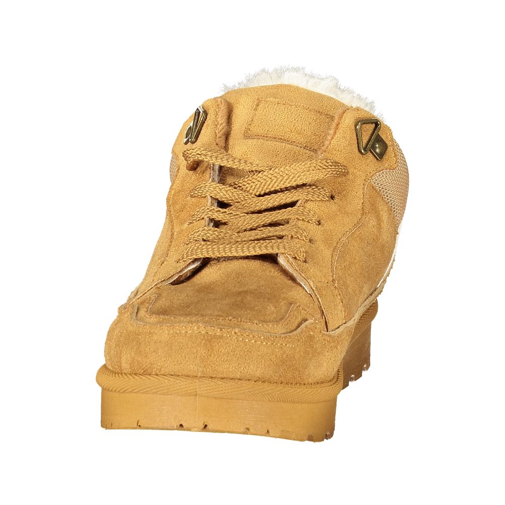 Brown Polyurethane Women's Sneaker