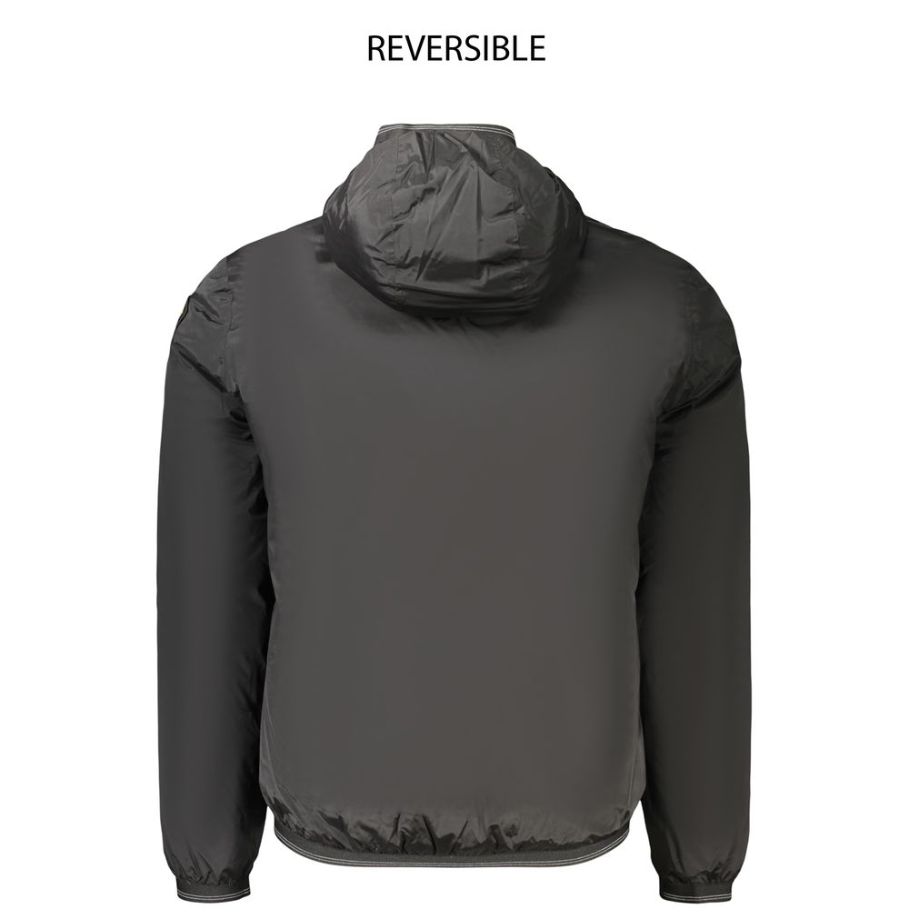 Black Polyamide Men's Jacket