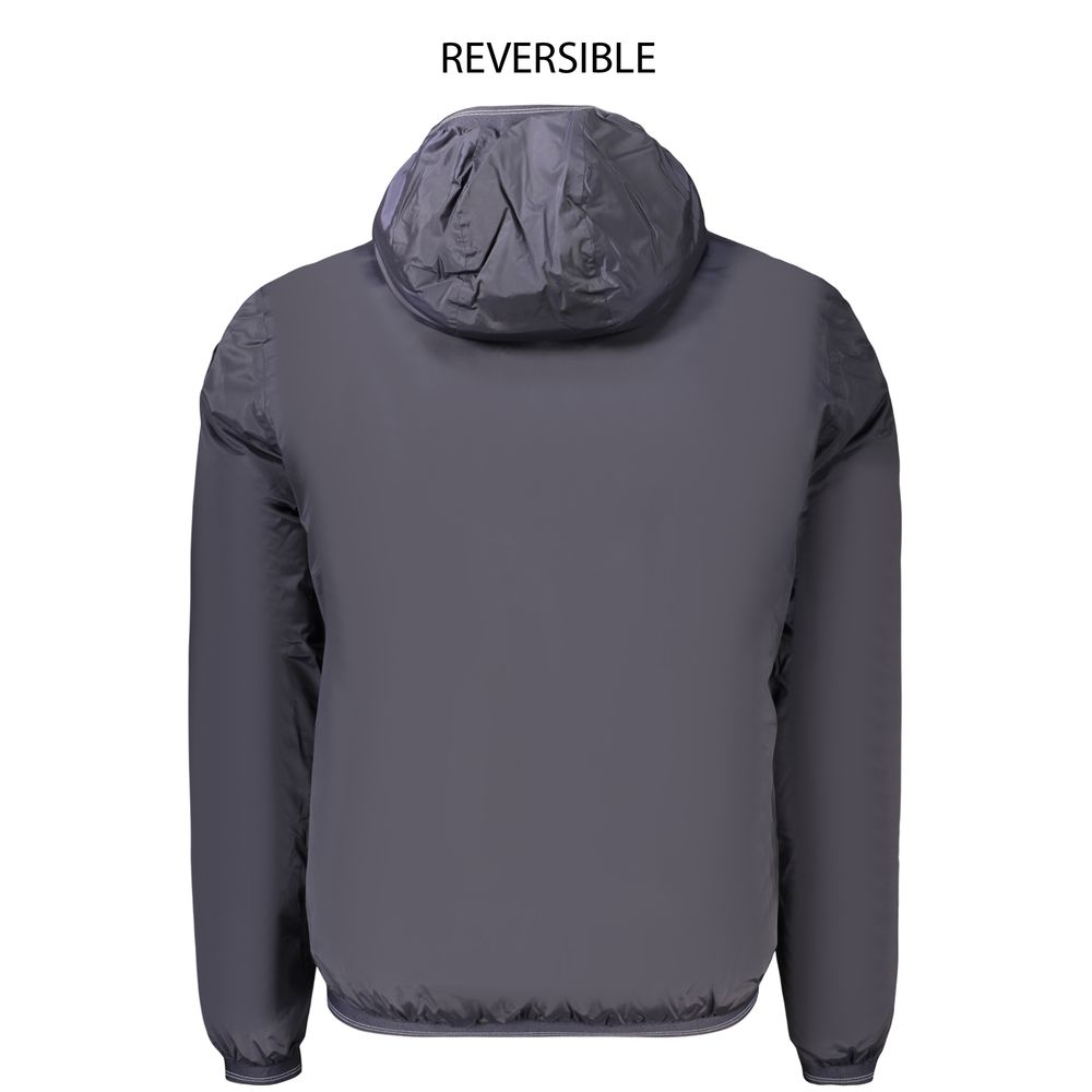 Blue Polyamide Men's Jacket