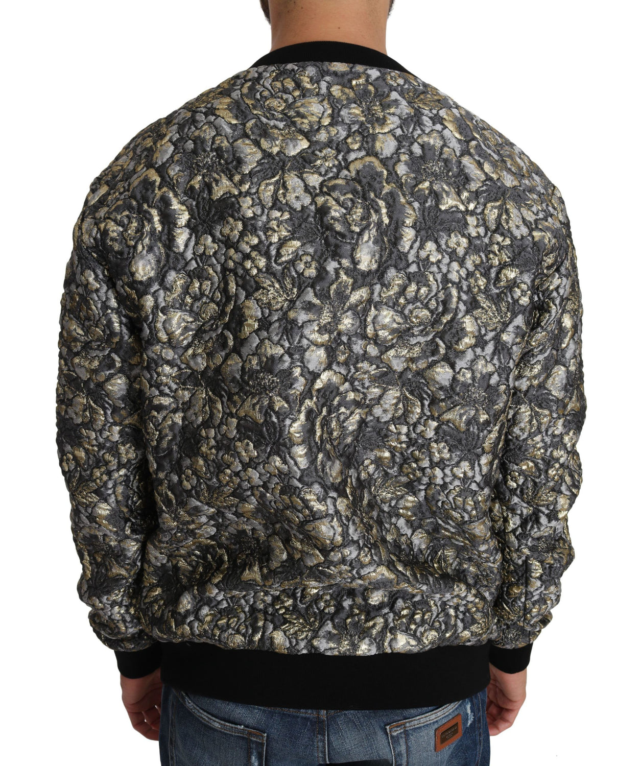 Multicolor SAMBA Jacquard Palmtree Pullover Sweater