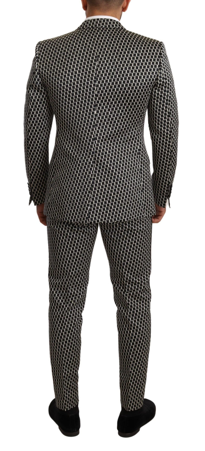 Dark Gray Check 3 Piece Set MARTINI Suit