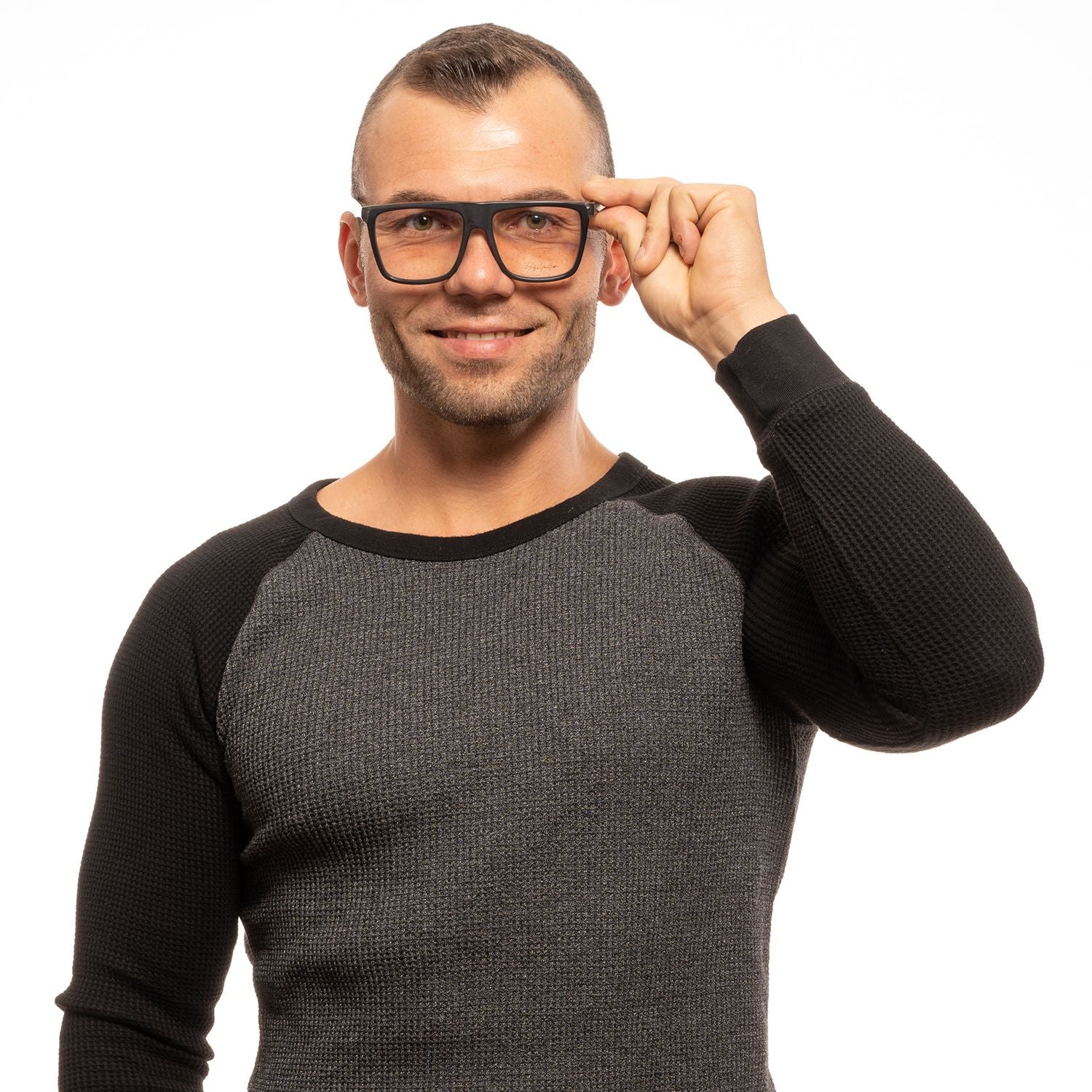 Black Plastic Glasses (Frames)