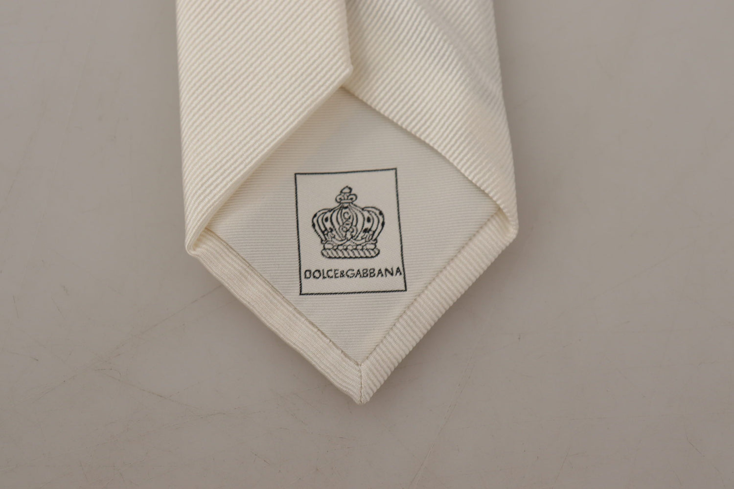 Off-White 100% Silk Slim Adjustable  Accessory Necktie