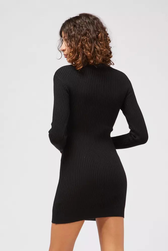 Black Viscose Women Dress
