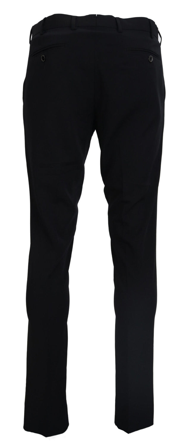 Black Tapered Dress Formal Pants