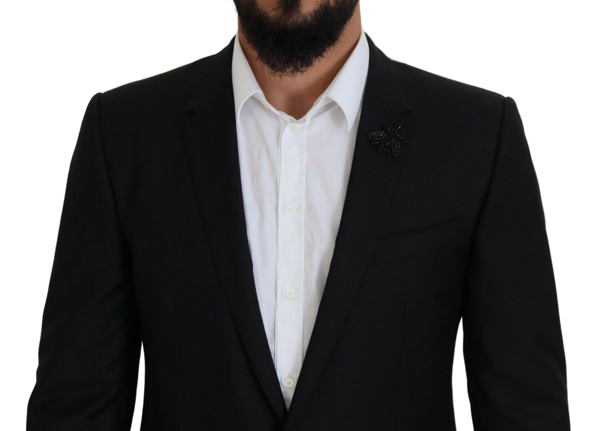 Black Single Breasted 2 Piece MARTINI Suit