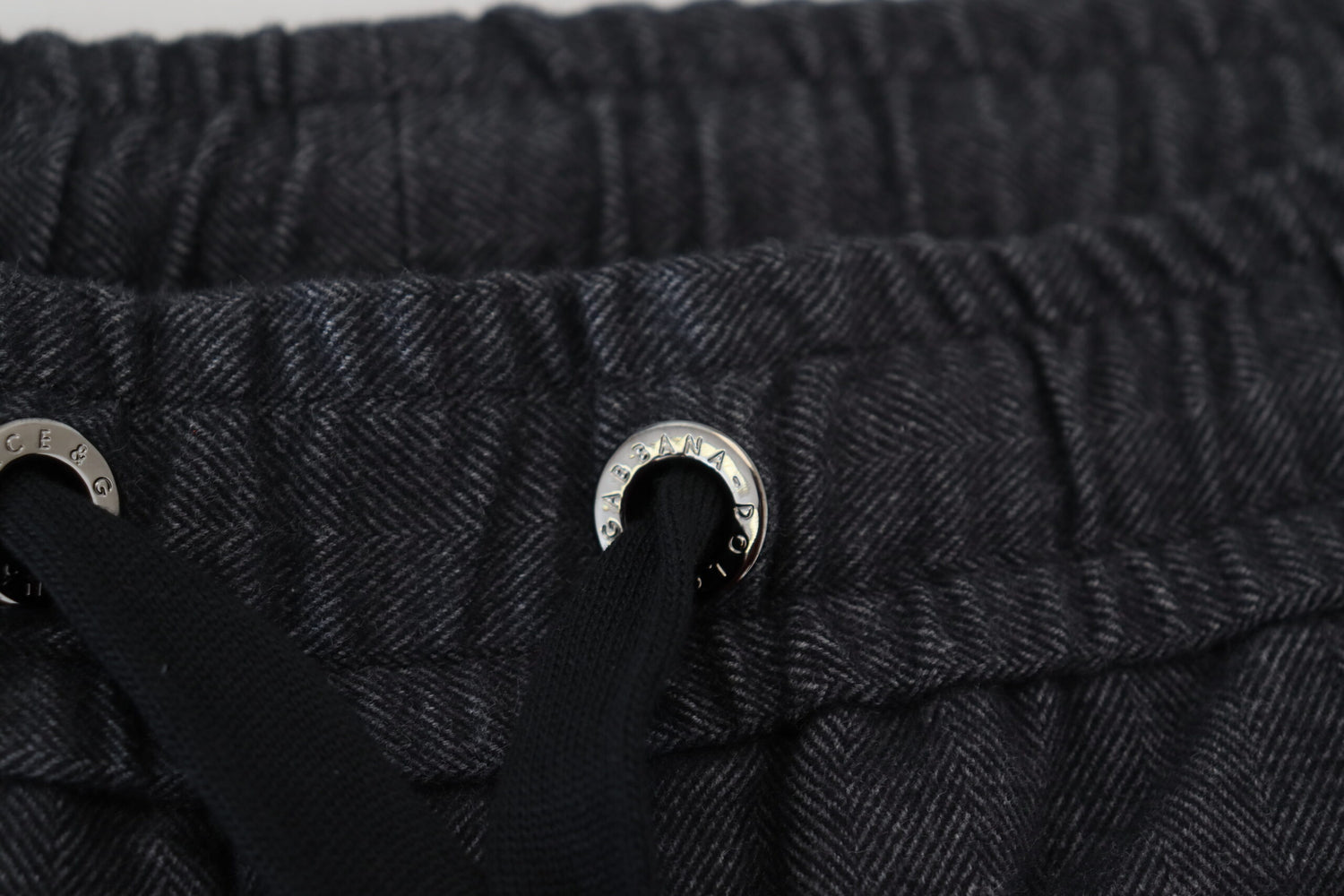 Grey Cotton Tapered Cotton Pants