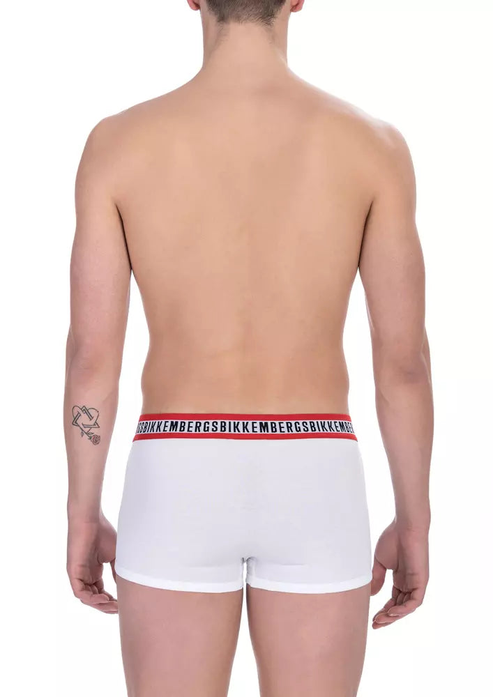 White Cotton Men's Underwear Trunk Duo Pack
