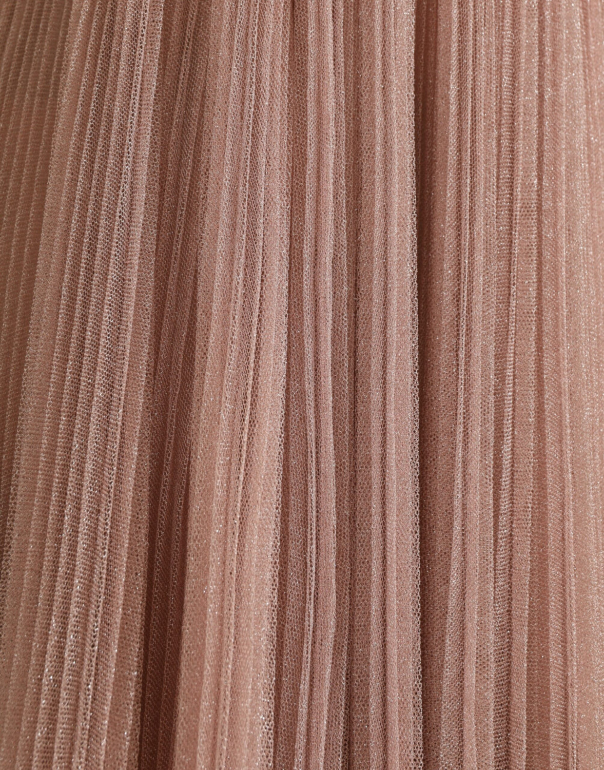 Light Lilac Pleated Lame Tulle One Shoulder Dress
