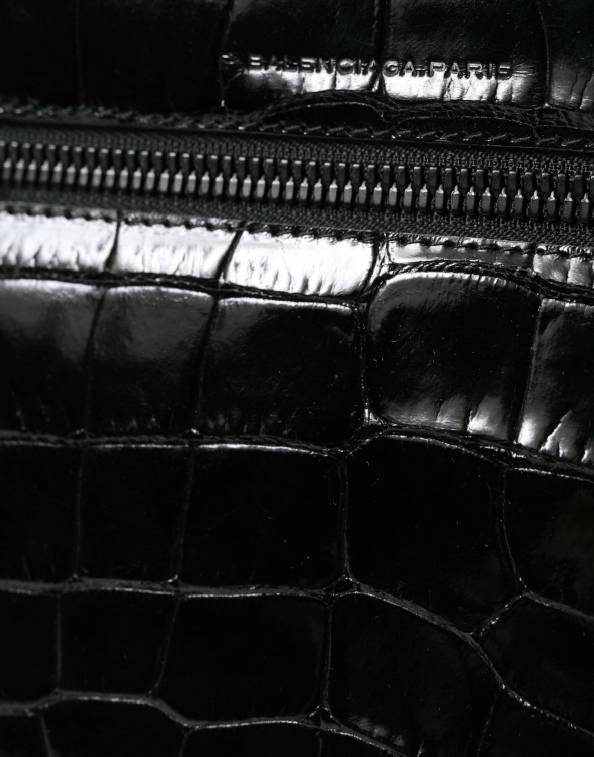 Black Exotic Leather Shoulder Crossbody Camera Bag