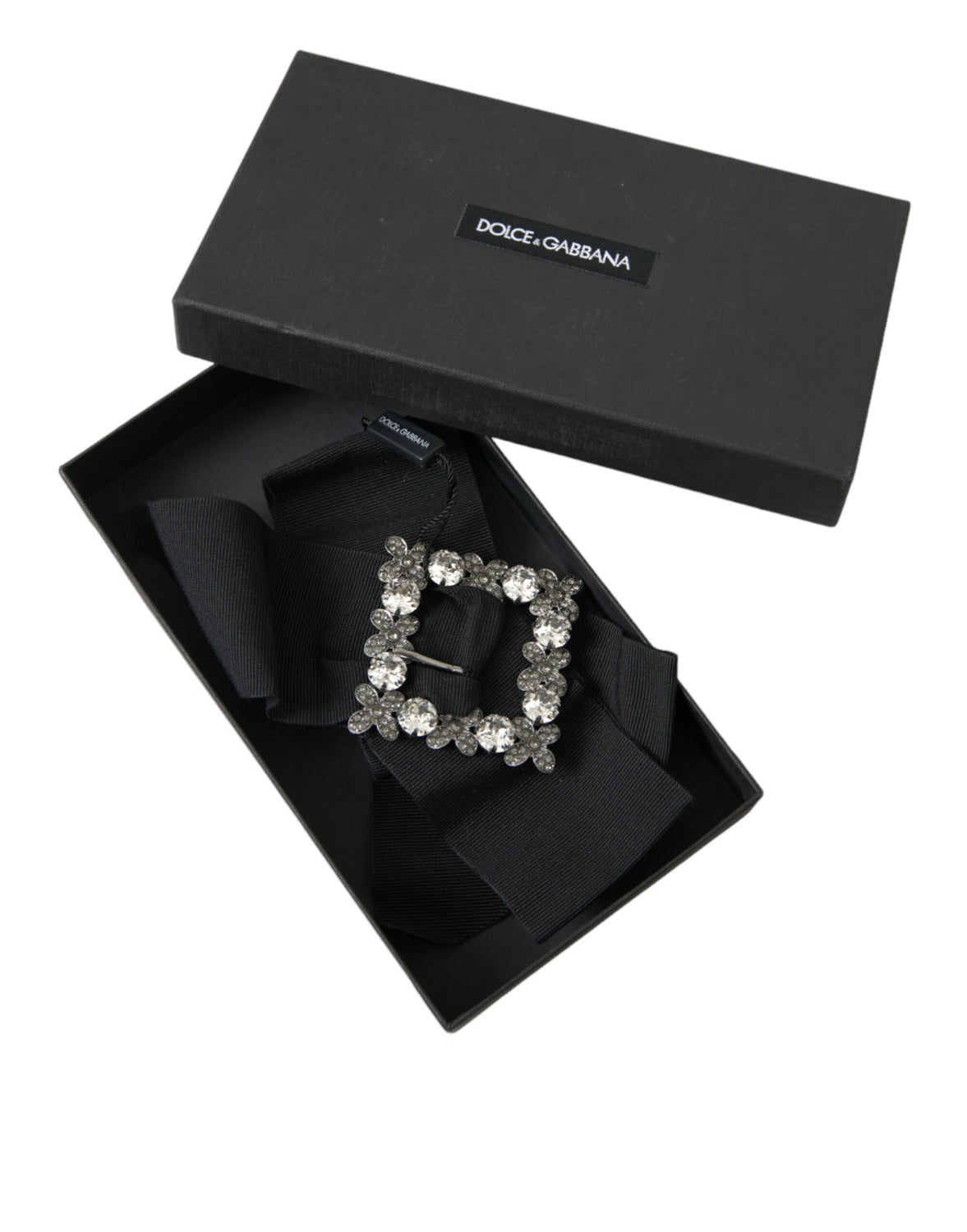 Black Swarovski Crystal Embellished Hair Clip