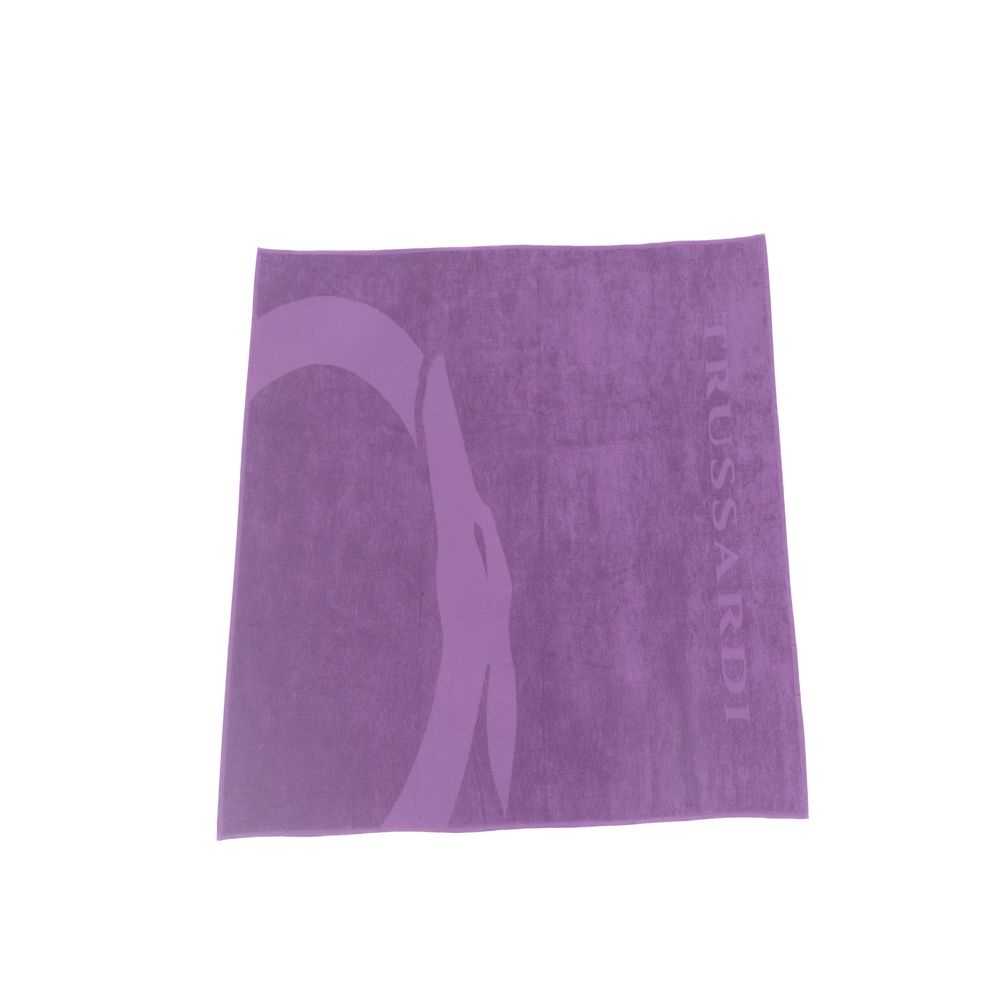 Purple Cotton Beach Towel