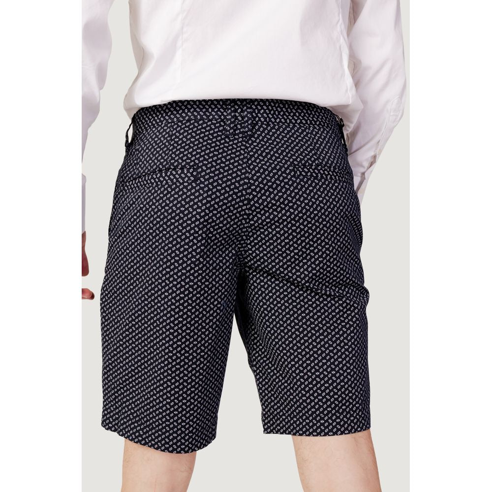 Blue Cotton Bermuda