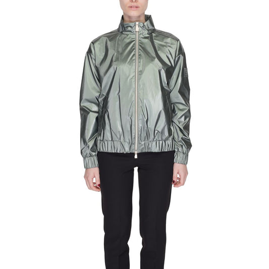 Green Polyester Shell Jacket