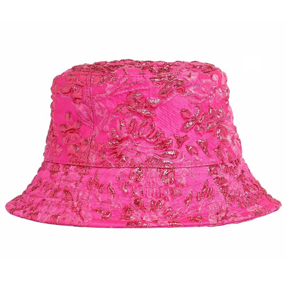 Fuchsia Silk Women Bucket Hat