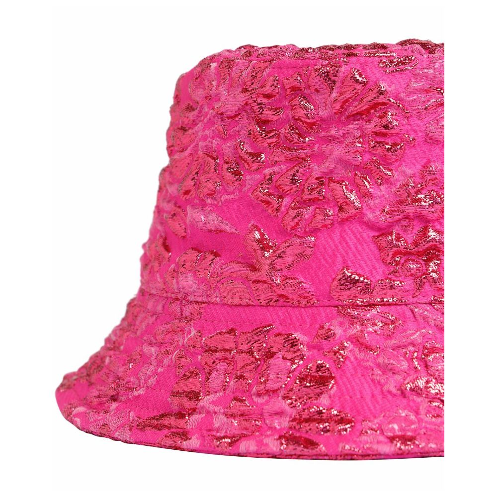 Fuchsia Silk Women Bucket Hat