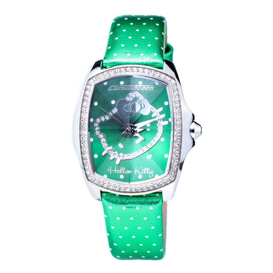 Bicolor Leather Dress Watch