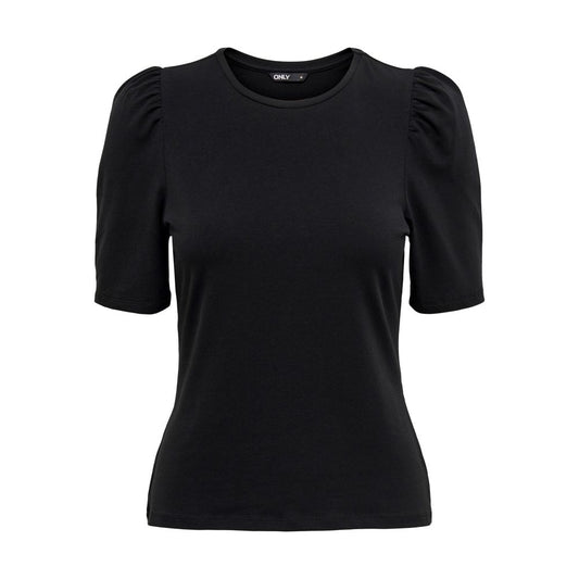 Black Cotton T-Shirt