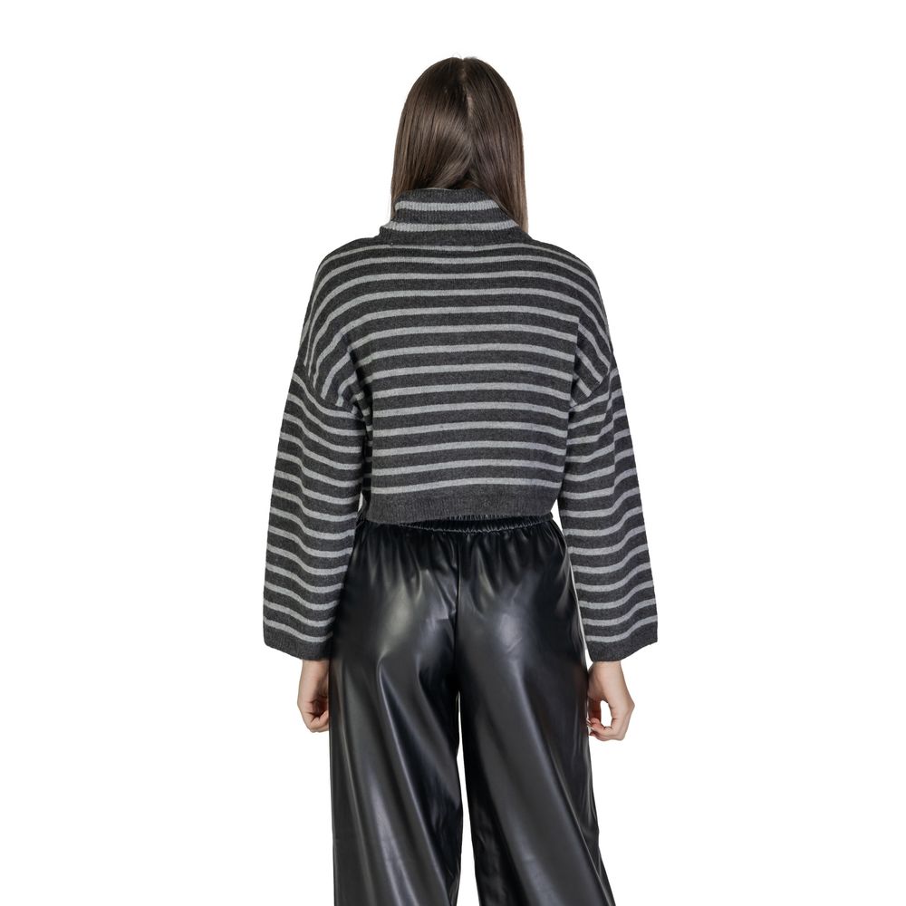 Gray Marabou Sweater
