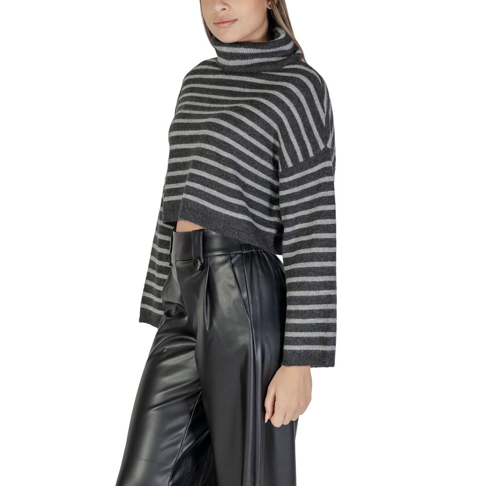 Gray Marabou Sweater