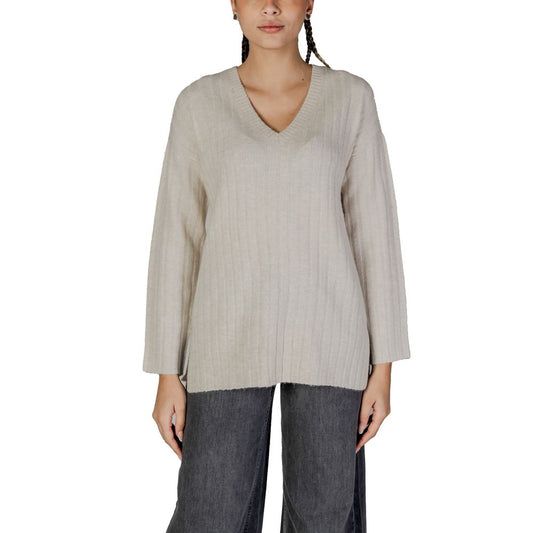 Beige Marabou Sweater