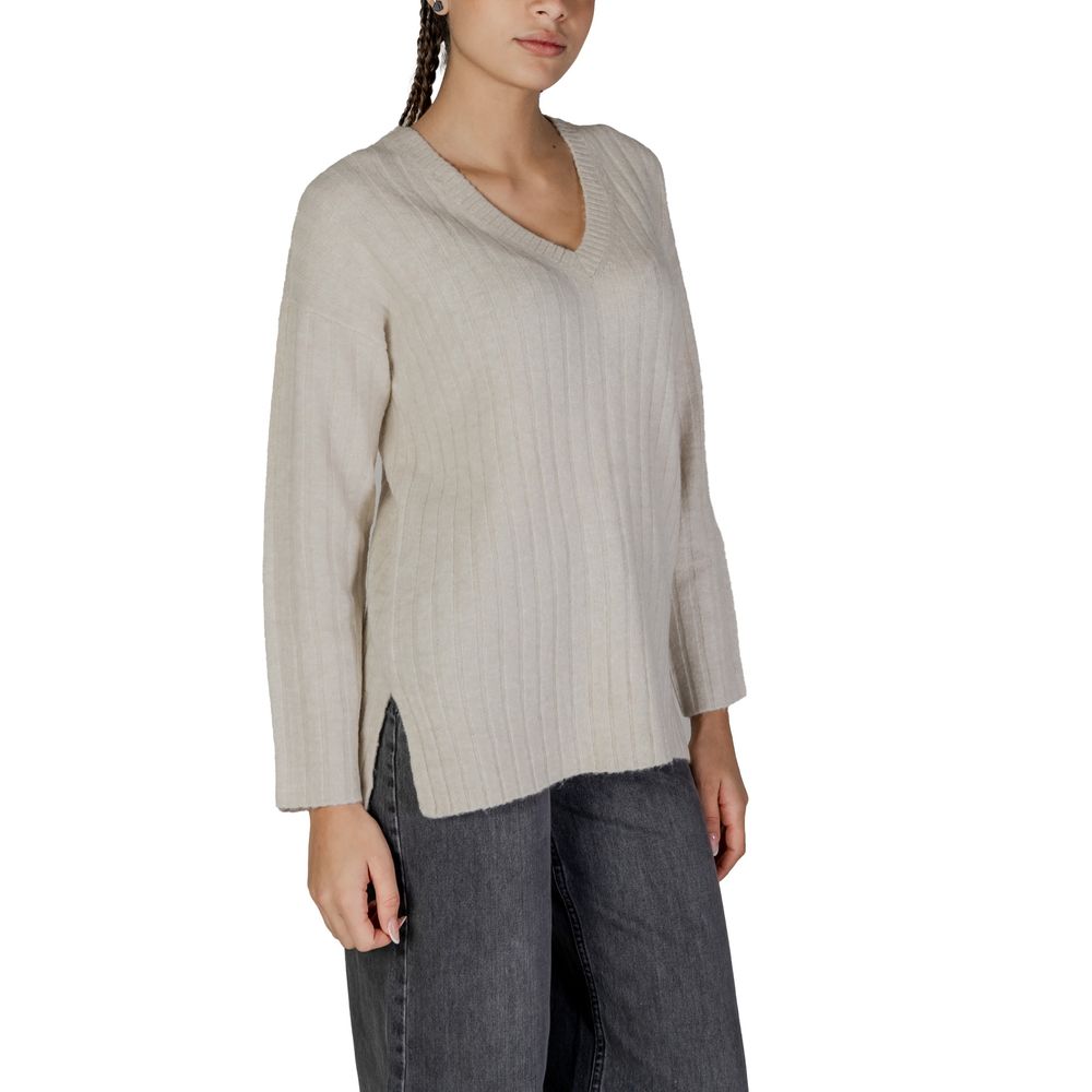 Beige Marabou Sweater