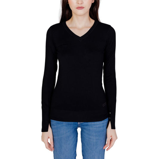 Black Cotton Sweatshirt
