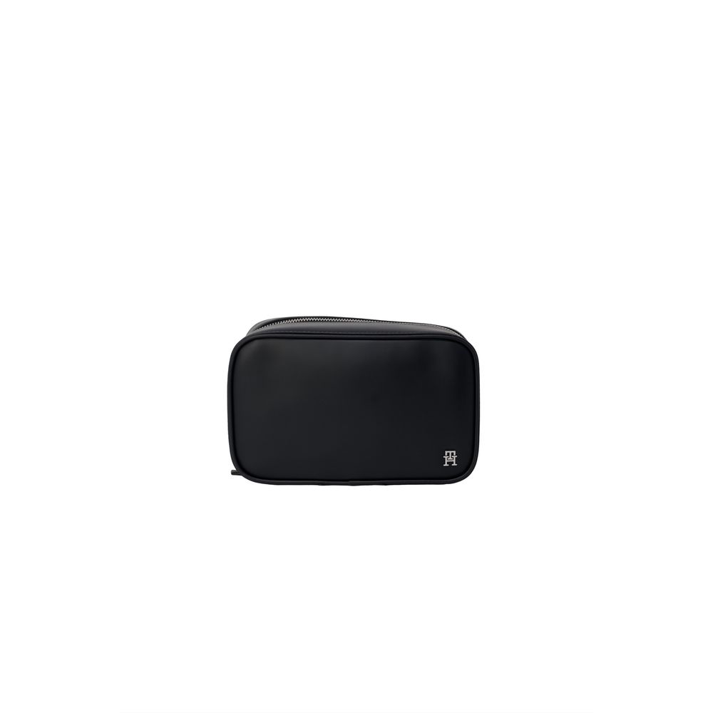 Black Leather Clutch Bag
