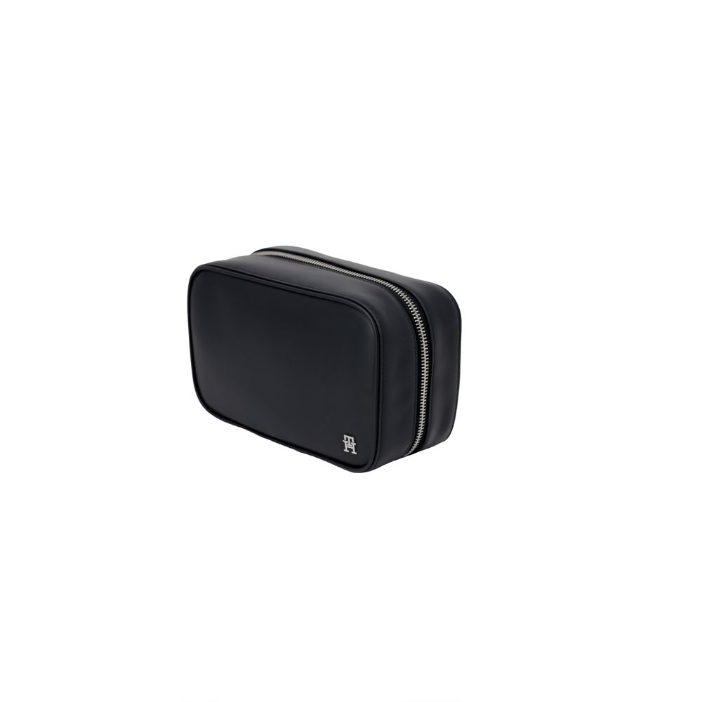 Black Leather Clutch Bag