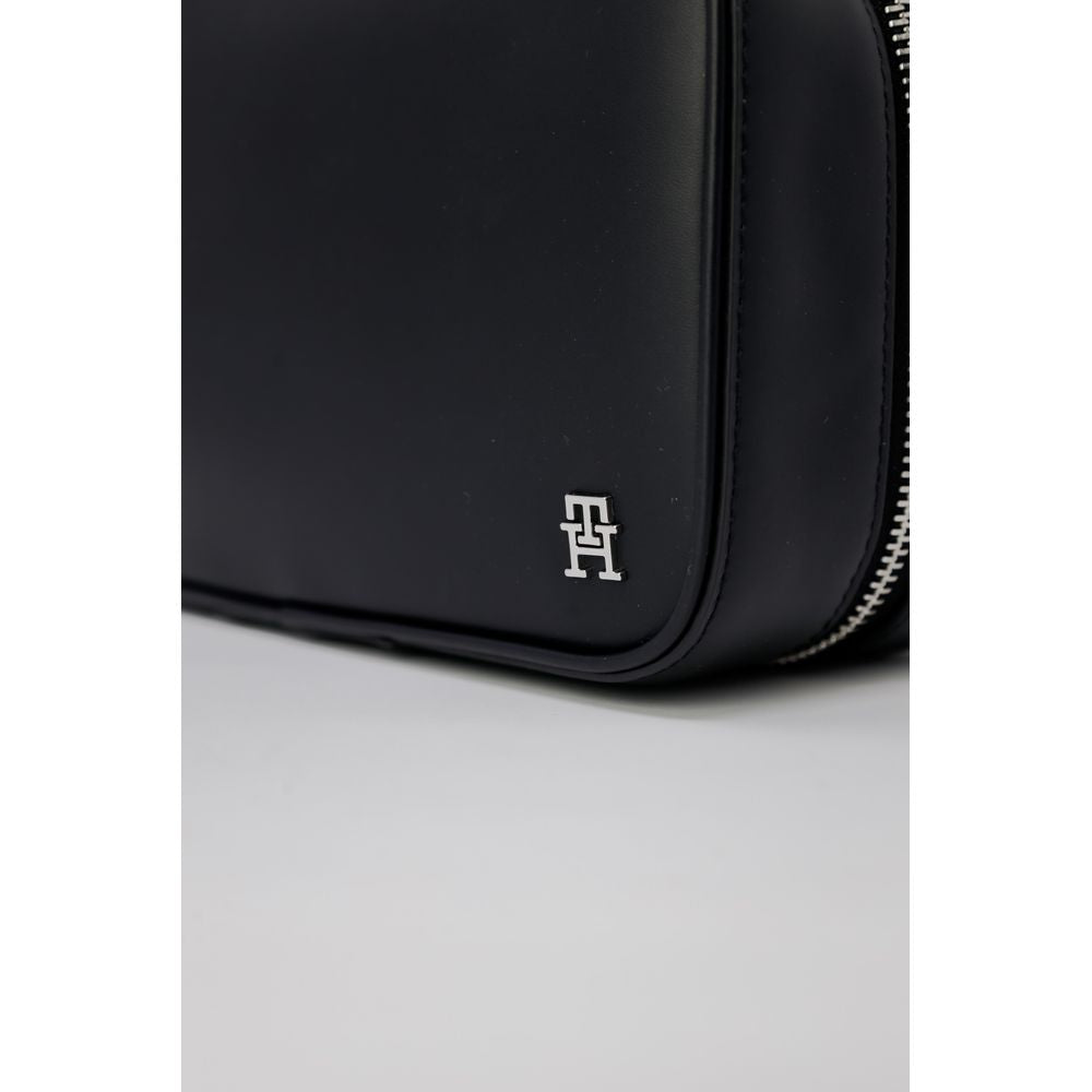 Black Leather Clutch Bag