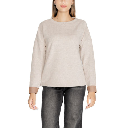 Beige Viscose Sweatshirt