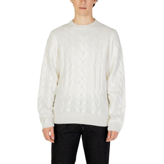 White Marabou Sweatshirt