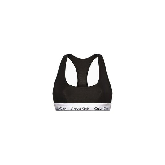 Black Cotton Bra