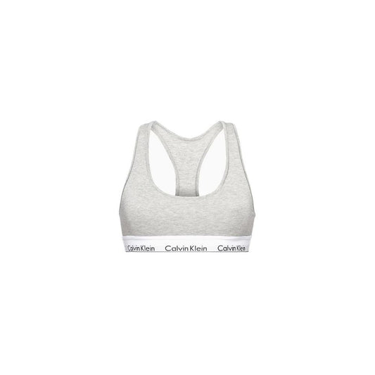 Gray Cotton Bra