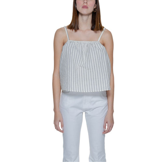 Beige Organic Cotton Tank Tops