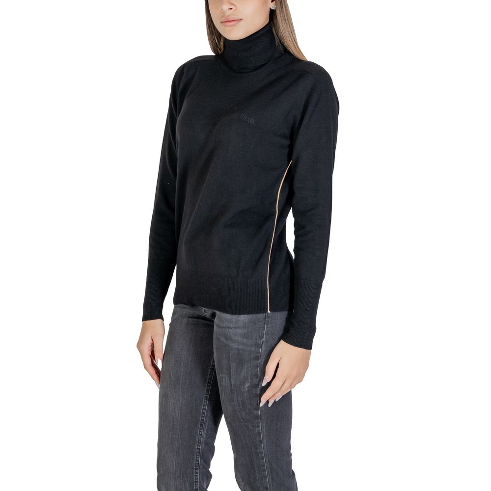 Black Viscose Turtleneck