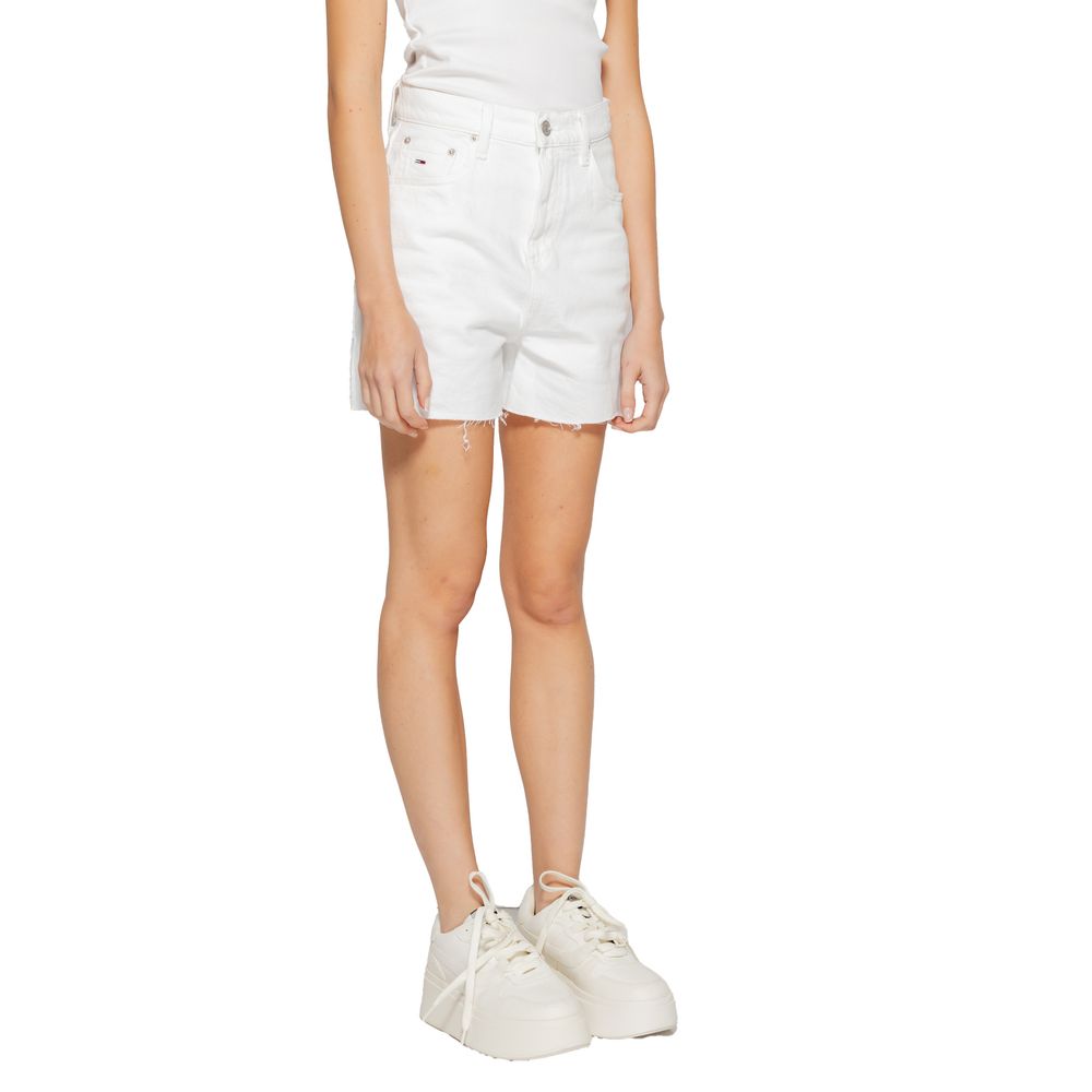 White Recycled Cotton Short