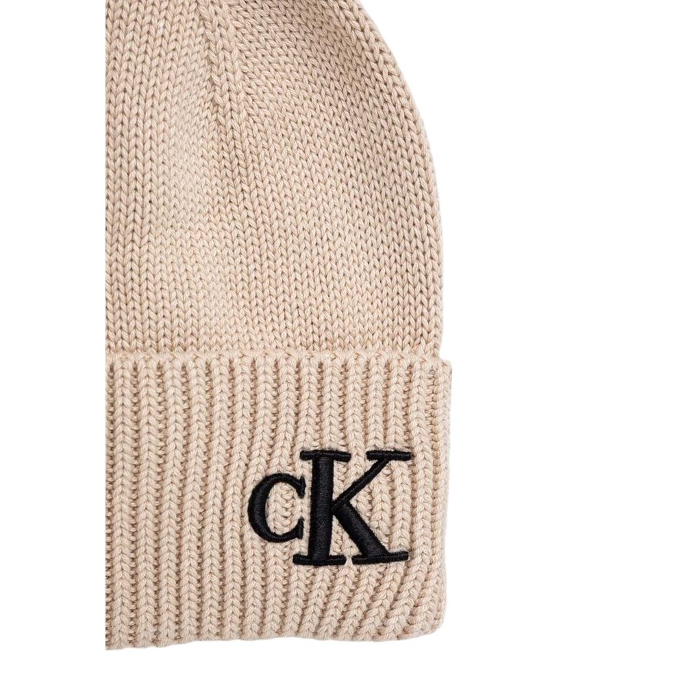 Beige Cotton Caps Baseball Hat