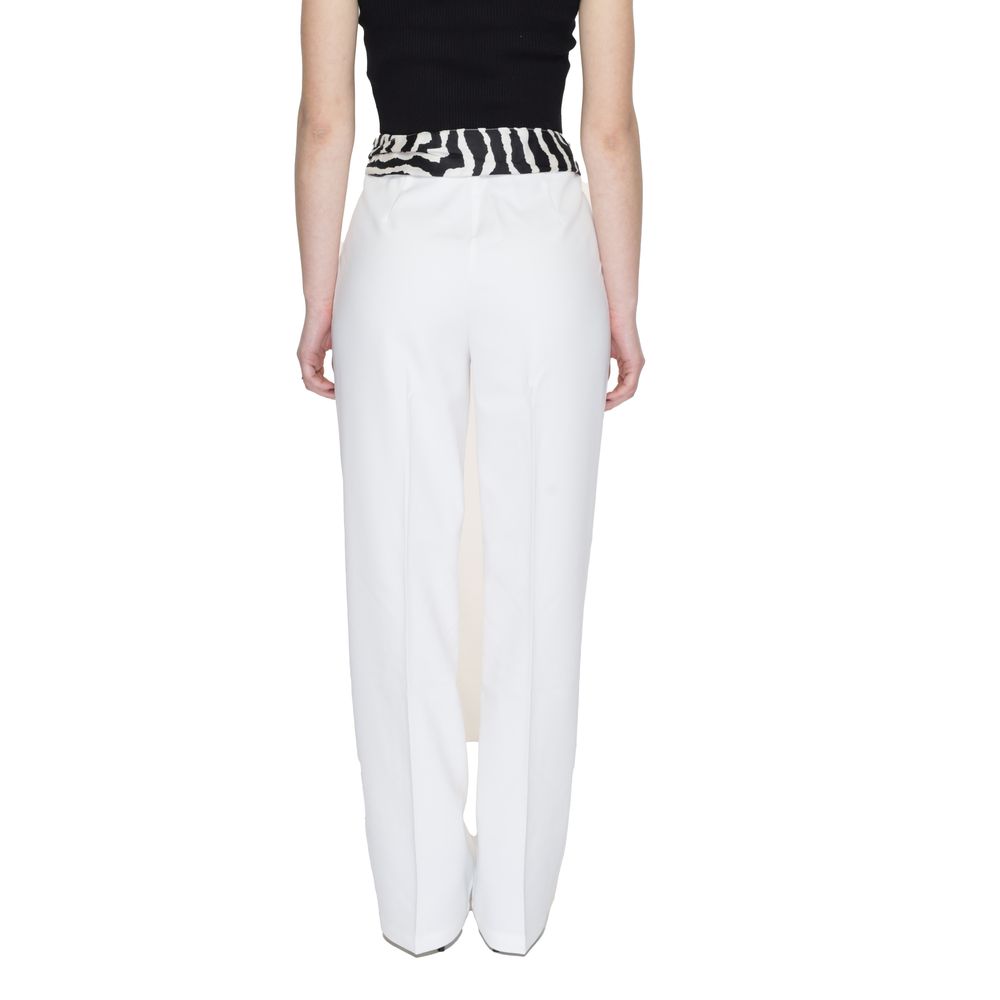 White Polyester Pant
