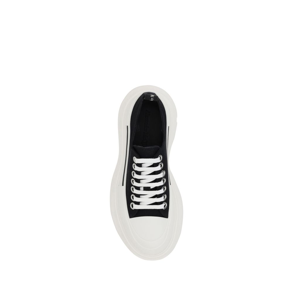 Black Rubber Chunky Sneakers